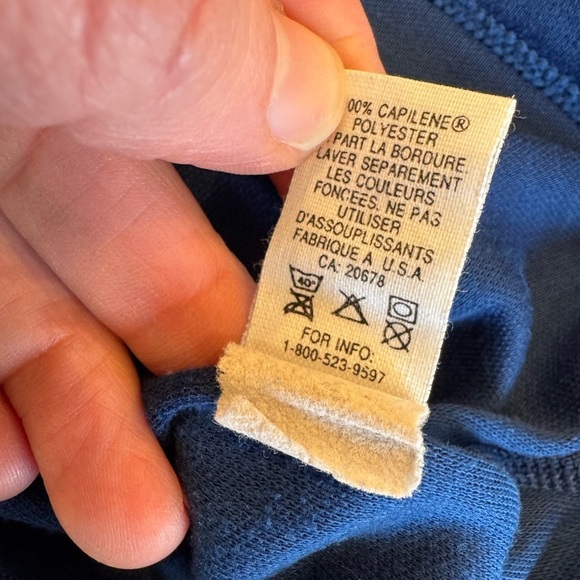 Patagonia Capilene Long Sleeve Pullover Layering Classic / small / blue - Picture 9 of 9